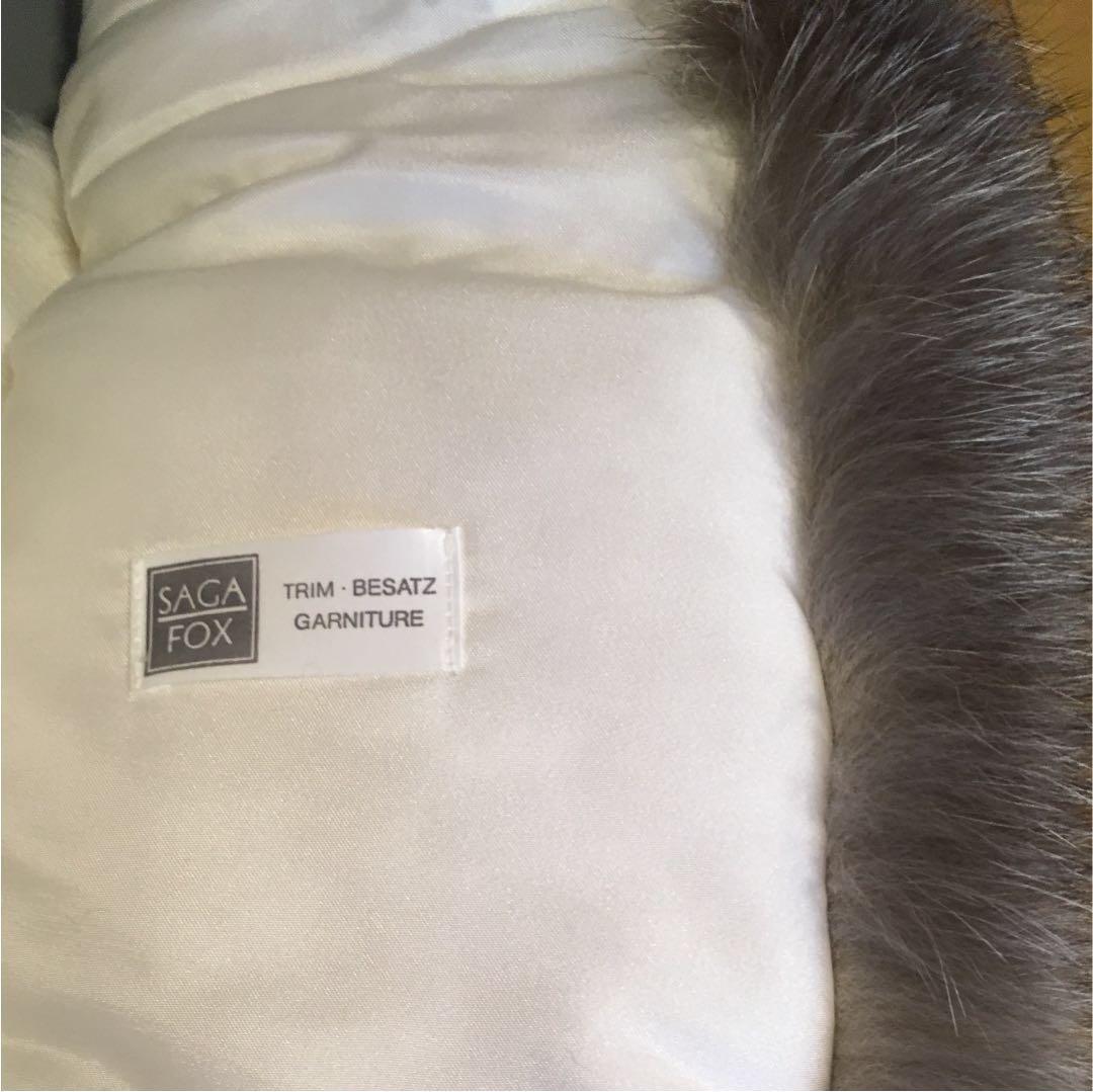 お値下げ　saga furs 成人式　振袖用　フォックス　ファー　ショール