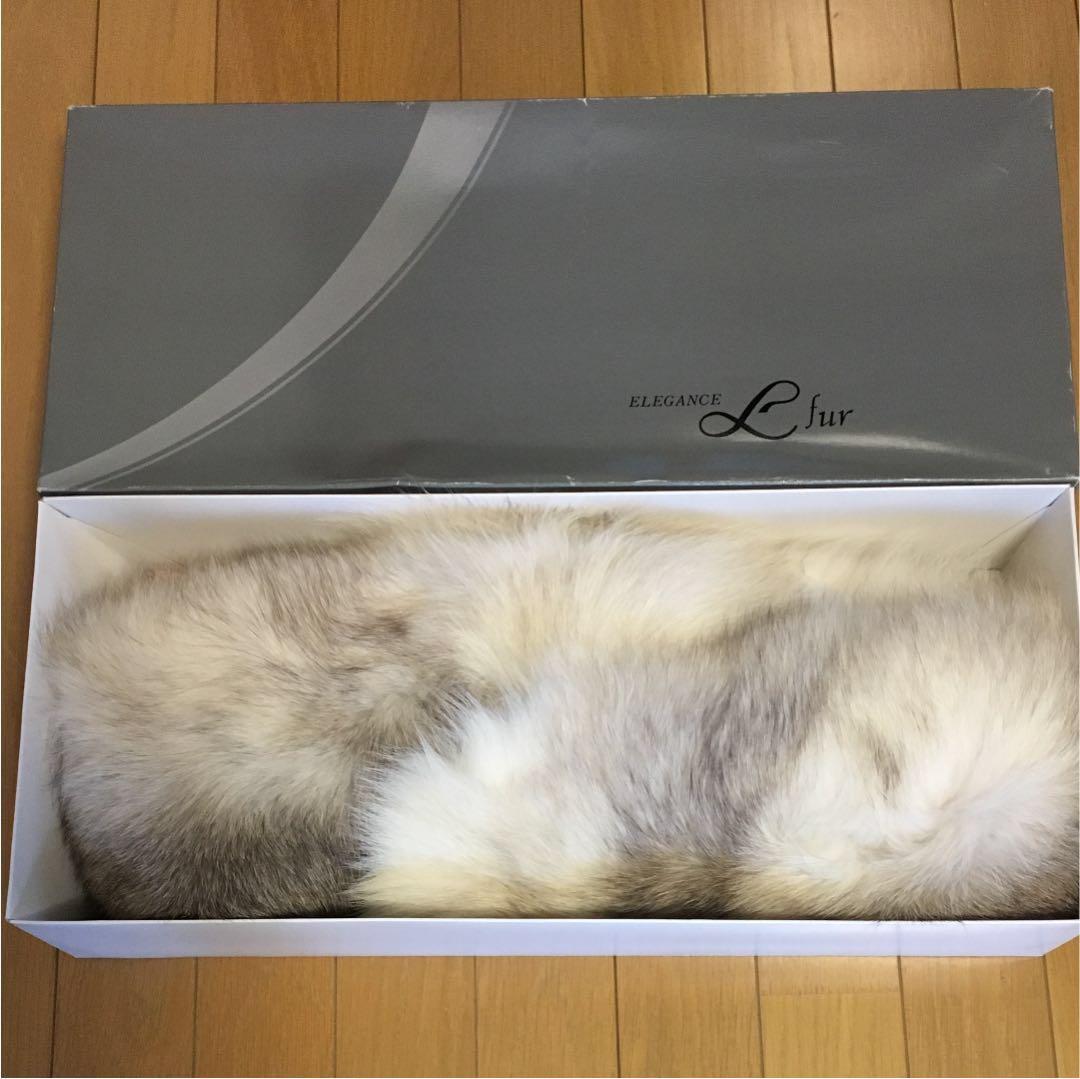 お値下げ　saga furs 成人式　振袖用　フォックス　ファー　ショール