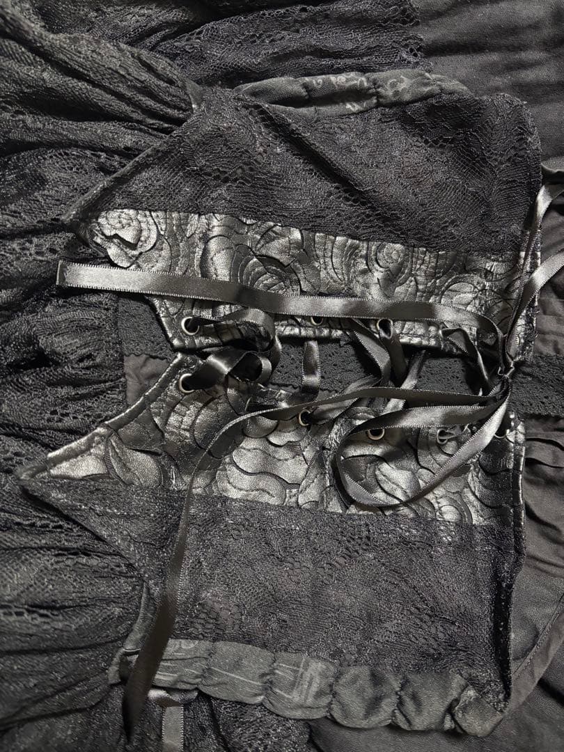 h.NAOTO BLOOD ホルターネックキャミソールワンピース