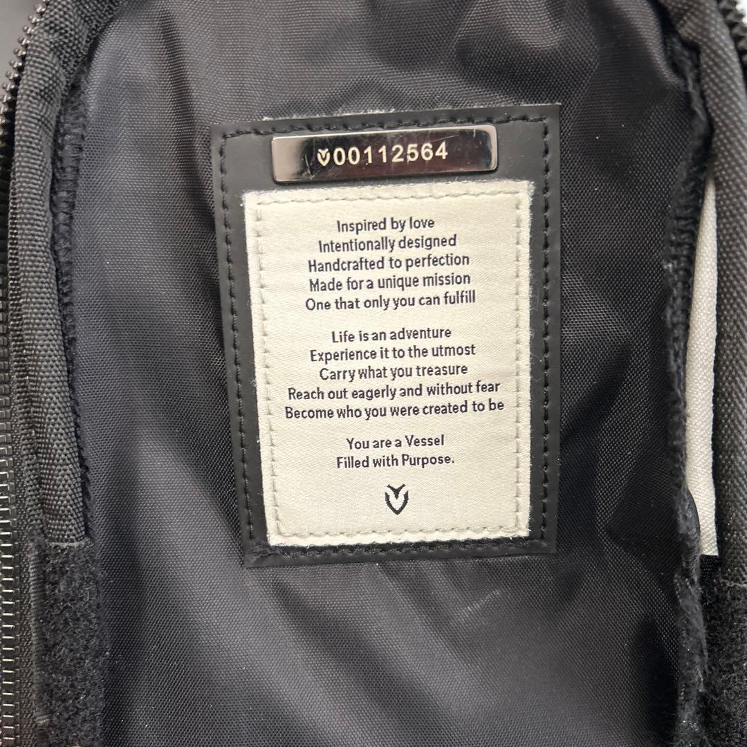 VESSELキャディーバッグ　プレーヤー2.0　 ダブルストラップ（白）