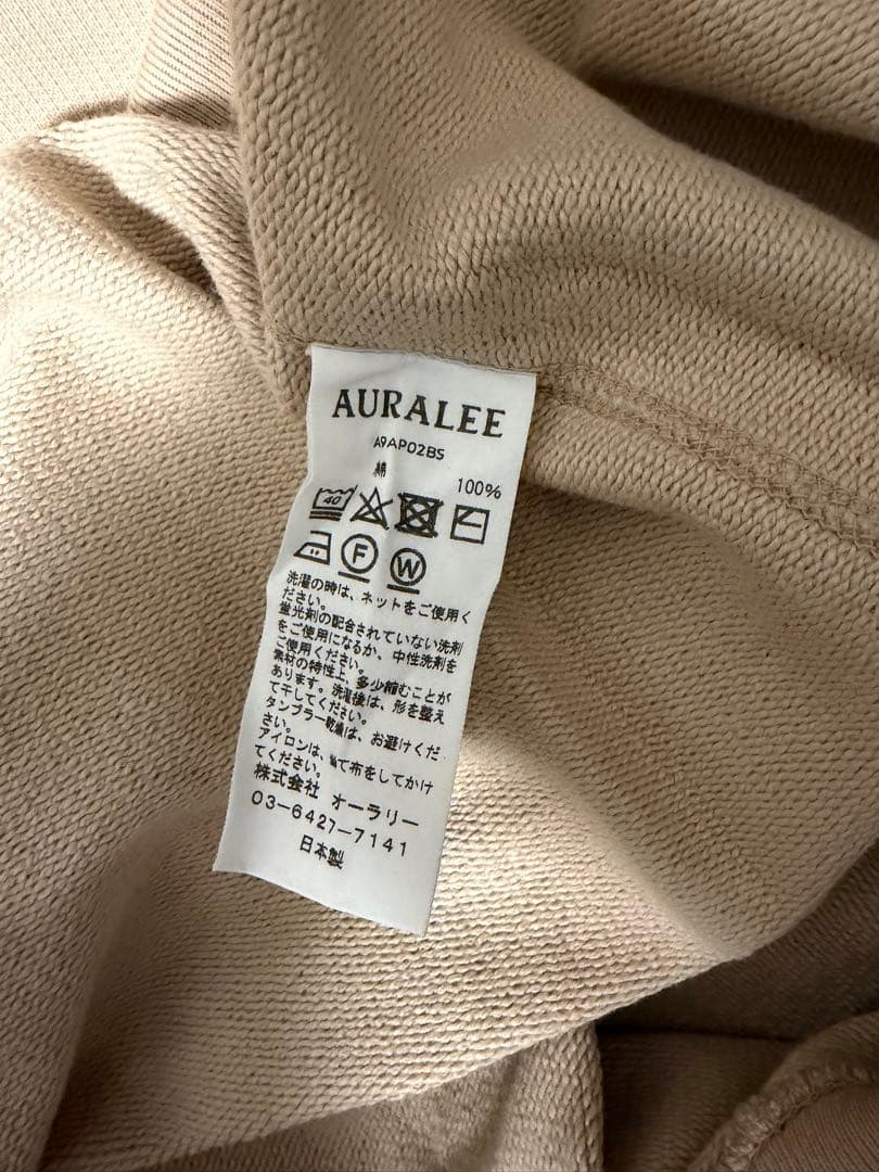AURALEE (オーラリー)スウェット Bshop