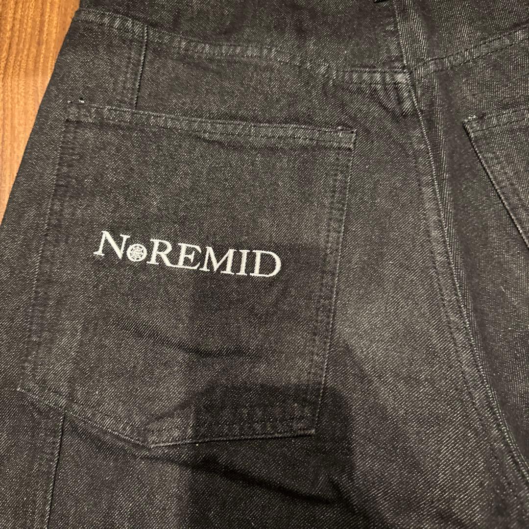 noremid ノーリミッド　ブラックデニムパンツ