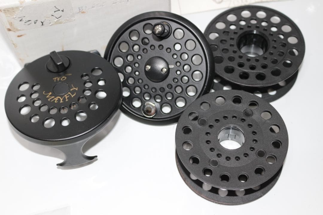 テンプルフォーク TFO　Mayfly　7～9番　箱&替えカセットスプール付き