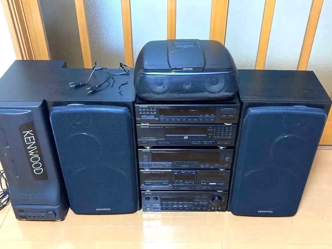【稀有な逸品】バブル期の贅沢コンポ KENWOOD【ROXY-J5】