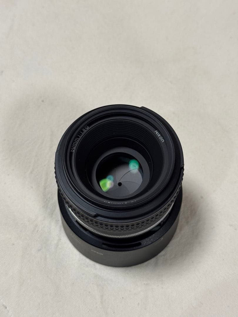 AF-S NIKKOR 50mm f/1.8G ニコン 単焦点レンズ フード付き
