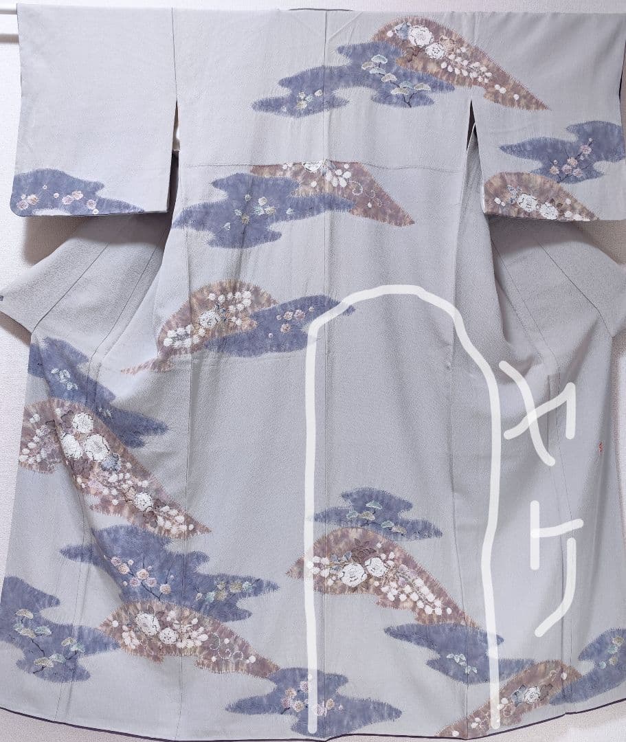 ❰6554❱ フルセット　訪問着　滝泰　十日町友禅　辻が花　絞り　辻ヶ花　袋帯