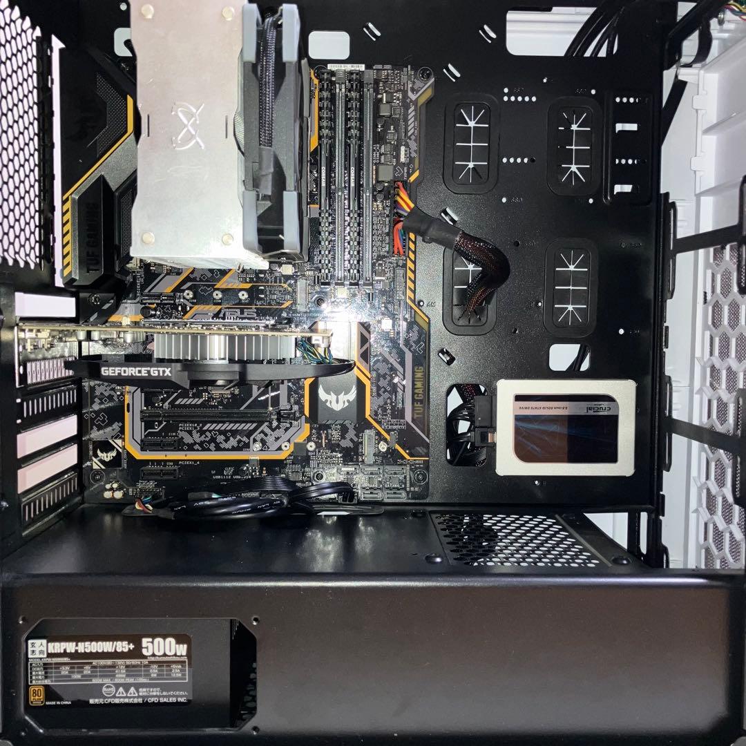 自作デスクトップPC i5-9400F GTX1050Ti