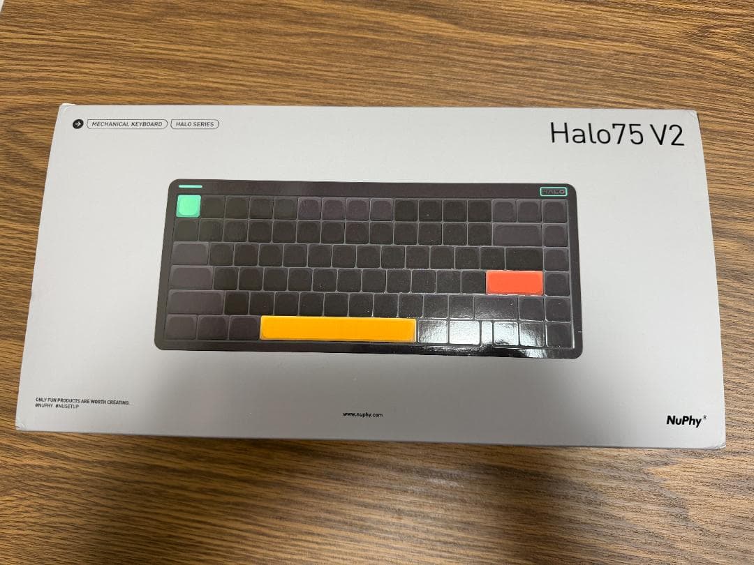 Nuphy Halo75 V2 (US配列 / 静音赤軸) + おまけ付き