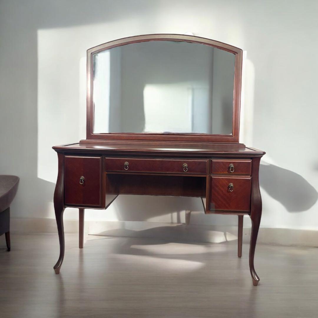 HR505 【猫脚 高級材】maruni ベルサイユ　ドレッサー　首都圏無料配送