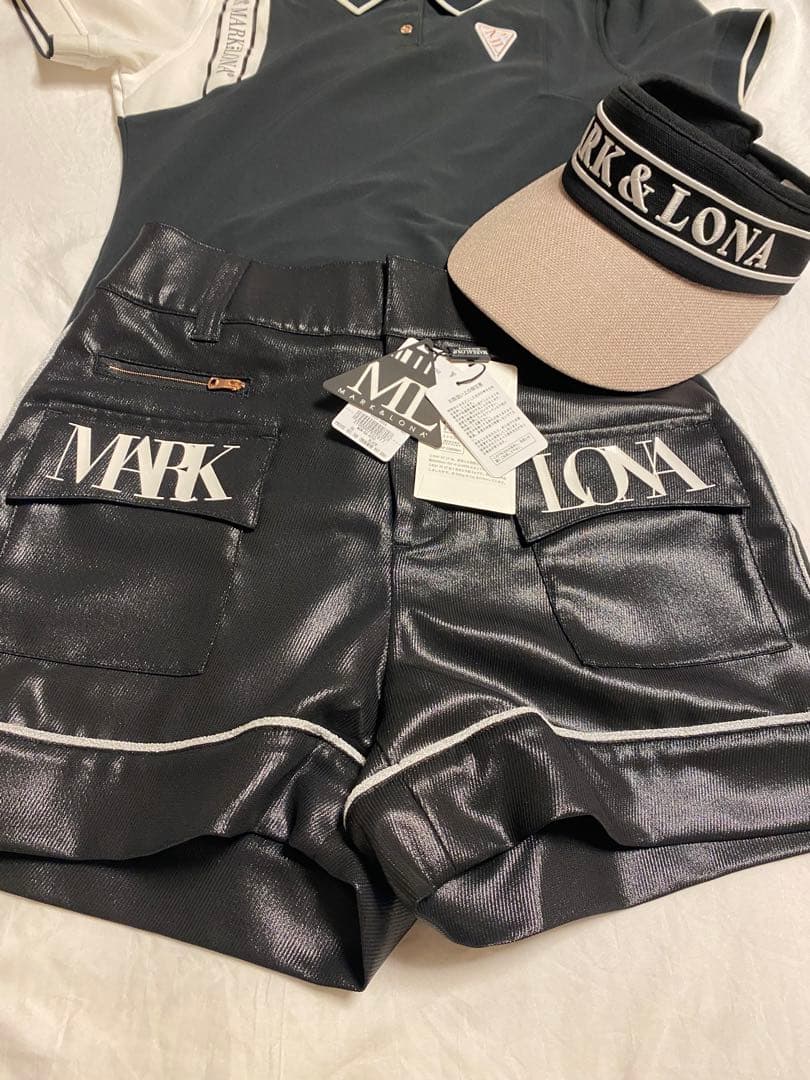2025新品未使用タグ付MARK & LONA ショートパンツ36黒 大幅値下げ