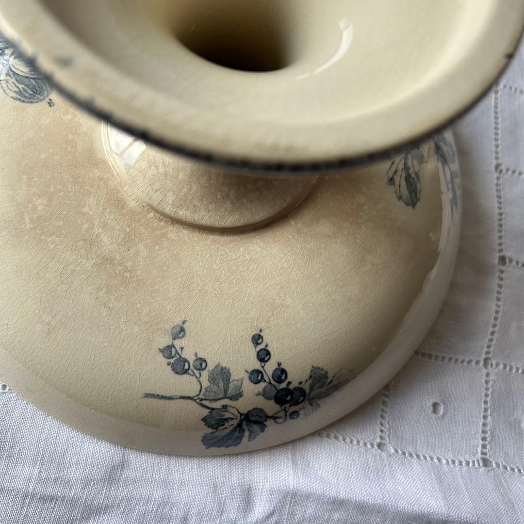 sarreguemines 高台　すぐりの実　グロゼイユ　コンポティエ　フランス