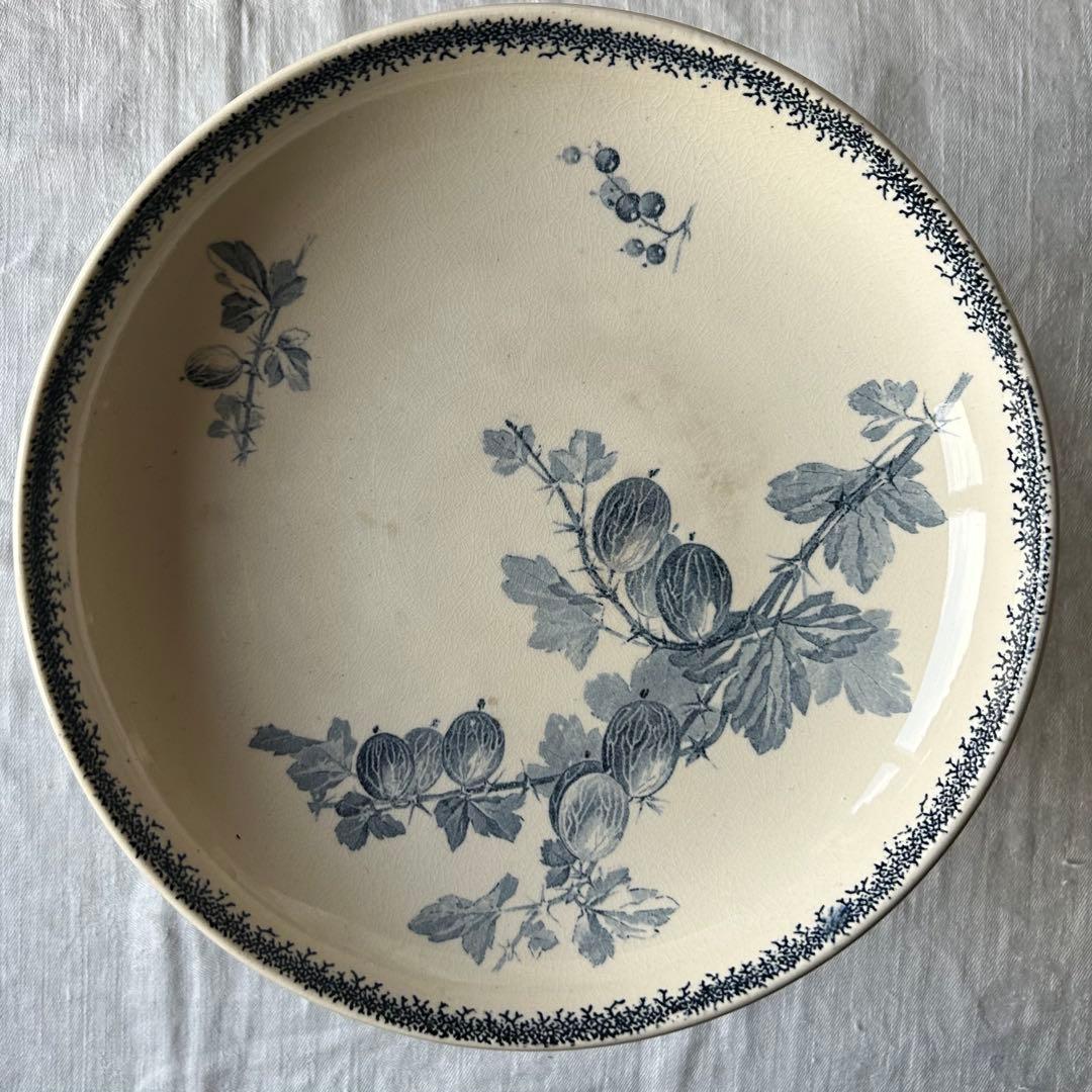 sarreguemines 高台　すぐりの実　グロゼイユ　コンポティエ　フランス