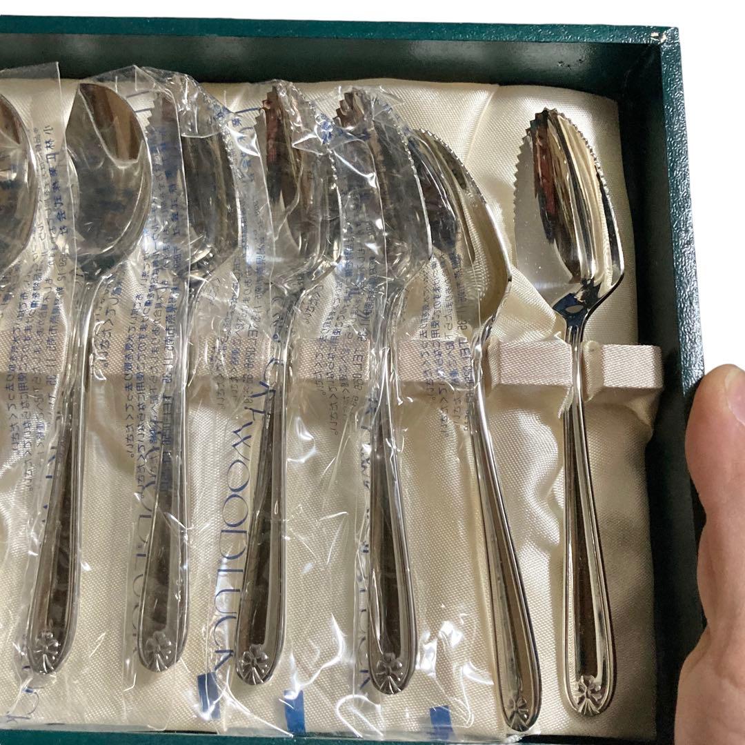 ラッキーウッド　18-10 マリエッタ　40本　カトラリー　フルセット