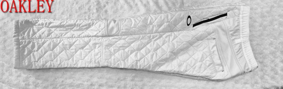 OAKLEY キルティングパンツ L ホワイト