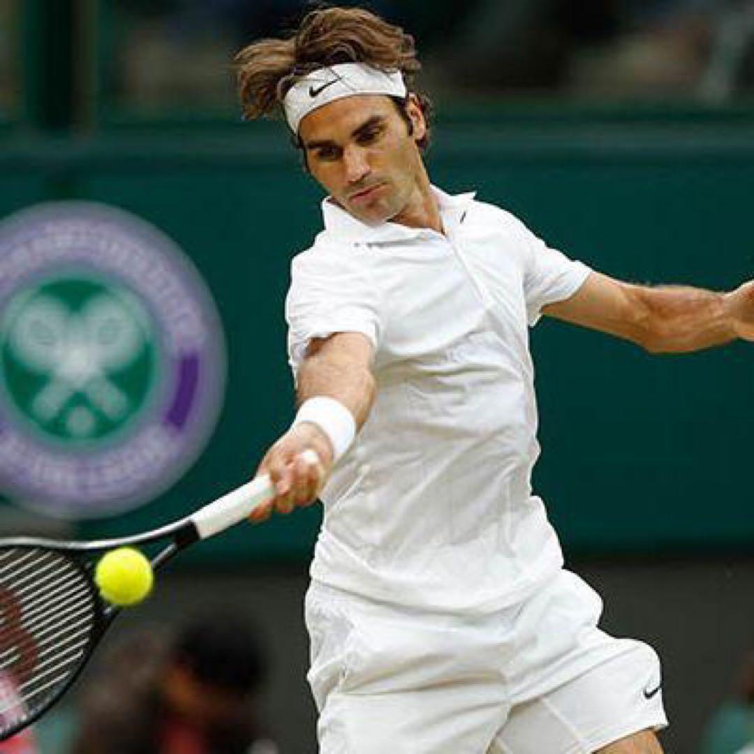 超希少 フェデラー着用NIKEプレミアムRFシャツ