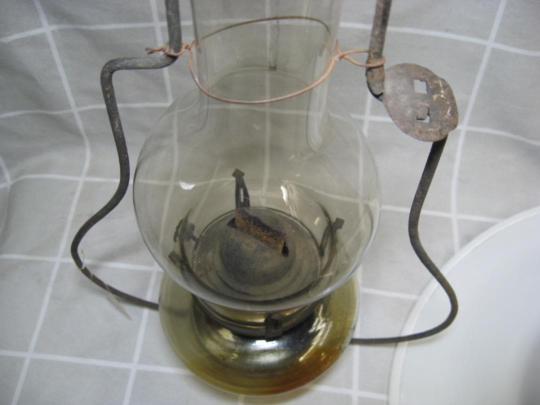 【激レア】レトロ アンティーク オイルランプ 吊り下げランタン
