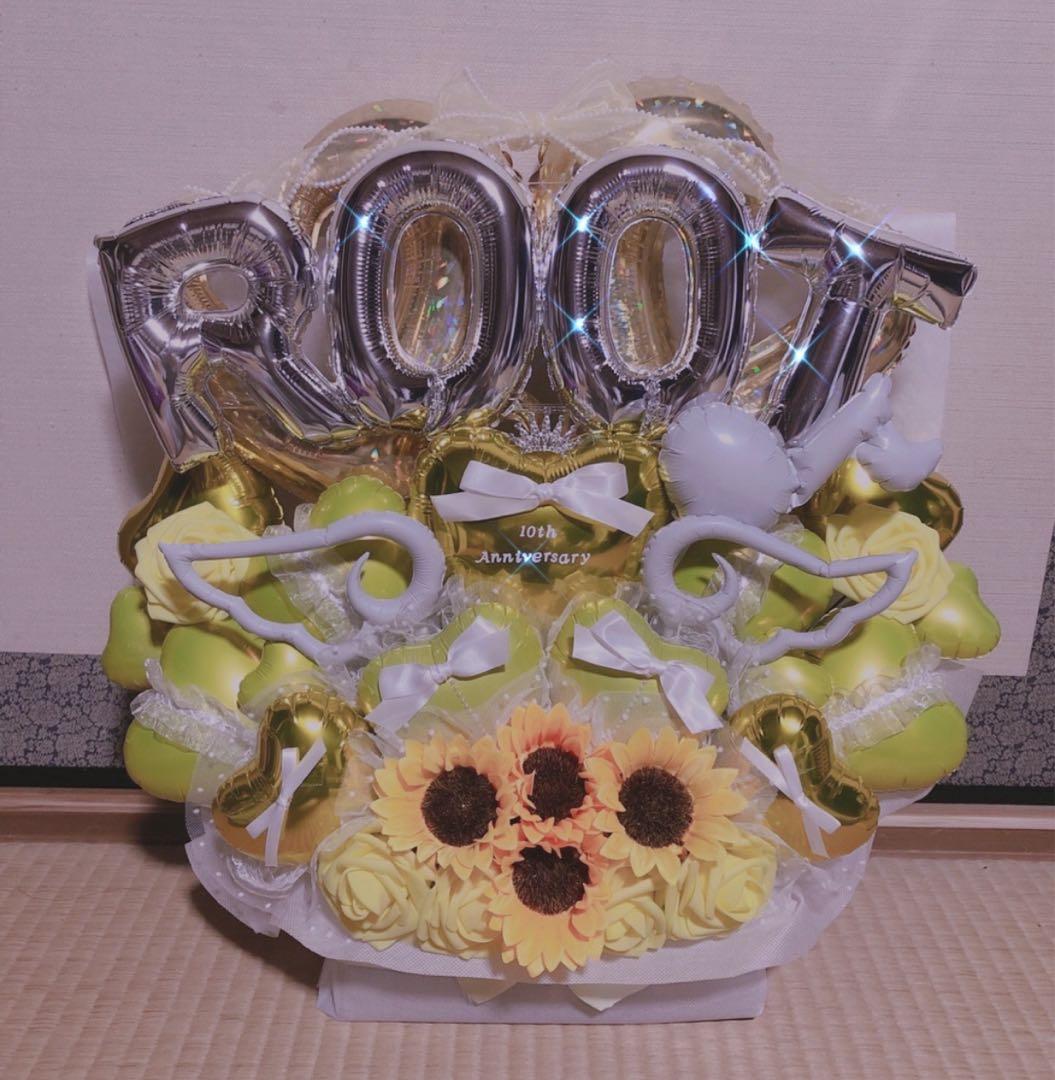 生誕祭　推し活　バルーンギフト　バルーンアレンジ フラスタ　卓フラ　ライブ　祝