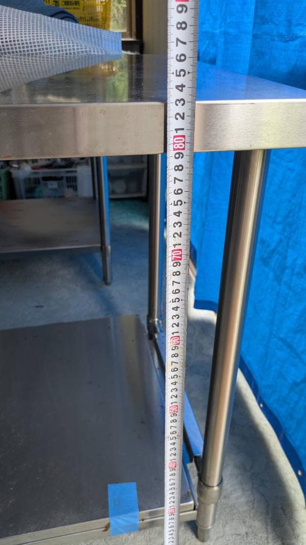 ステンレス製作業台（3升ガマ対応）