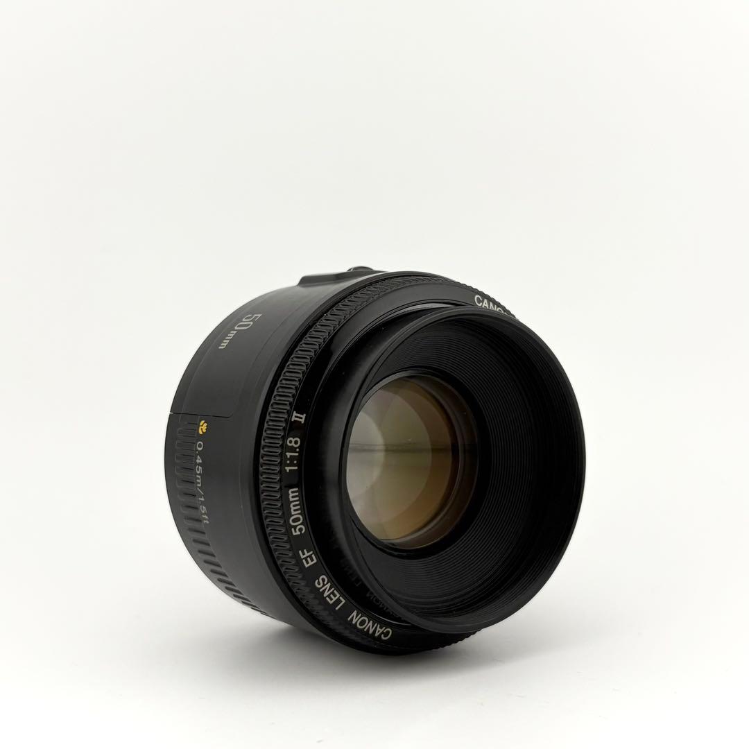 【完動美品】 Canon EF 50mm F1.8 ii 単焦点 標準