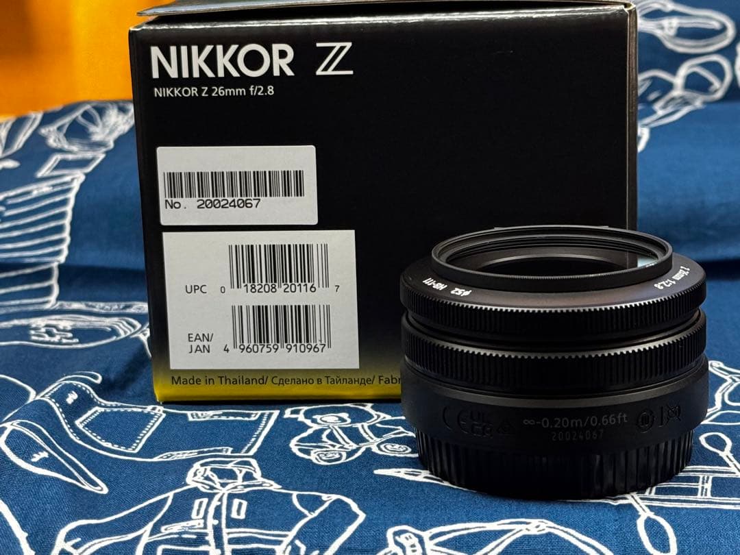 【即日発送】NIKKOR Z26mm F2.8