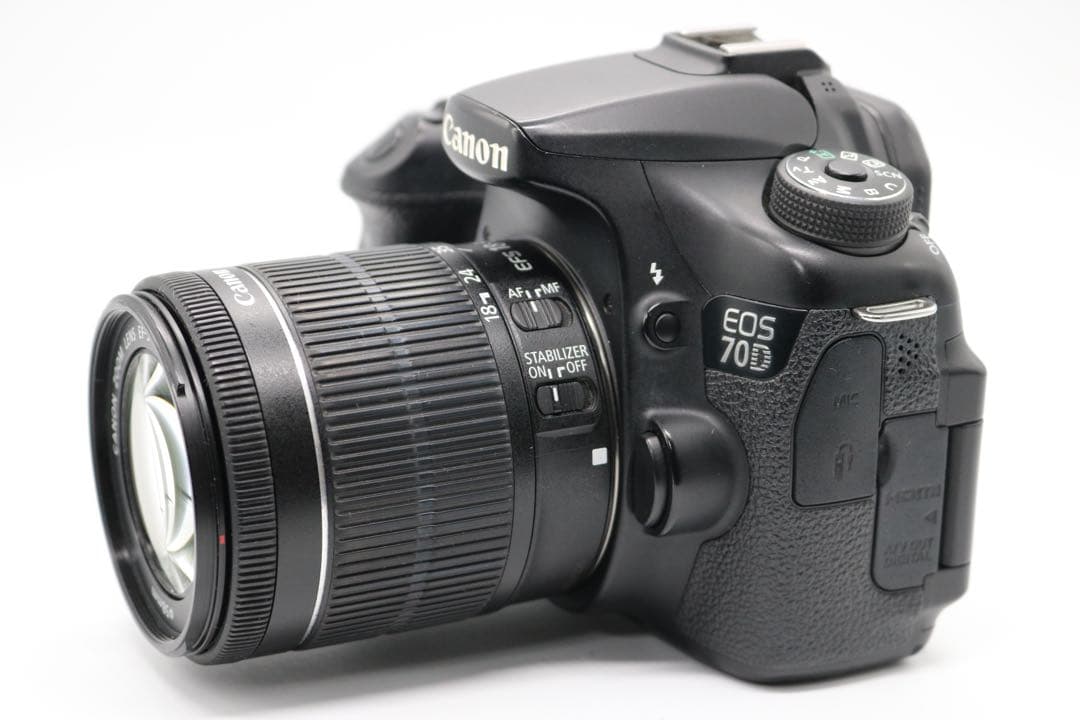 【Canon EOS 70D ダブルレンズセット】 Wi-Fi搭載 安心保証あり