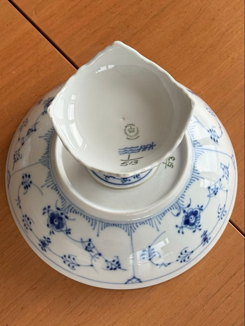 [極希少特A/1月9日〆切]ロイヤルコペンハーゲン フルレース　脚付コンポート