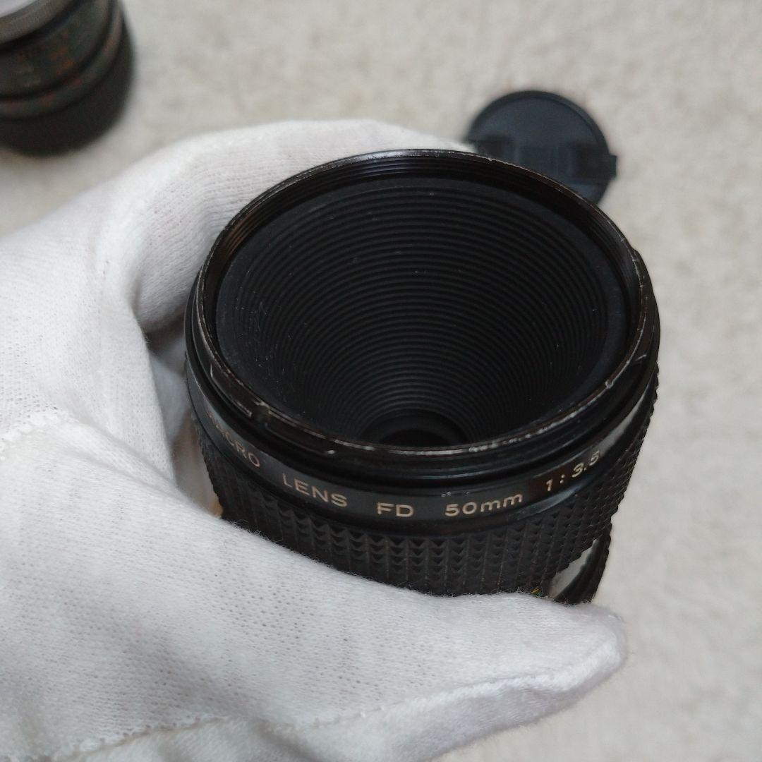 CANON FD 50mm MACRO 24mm 等4本セット キャノン