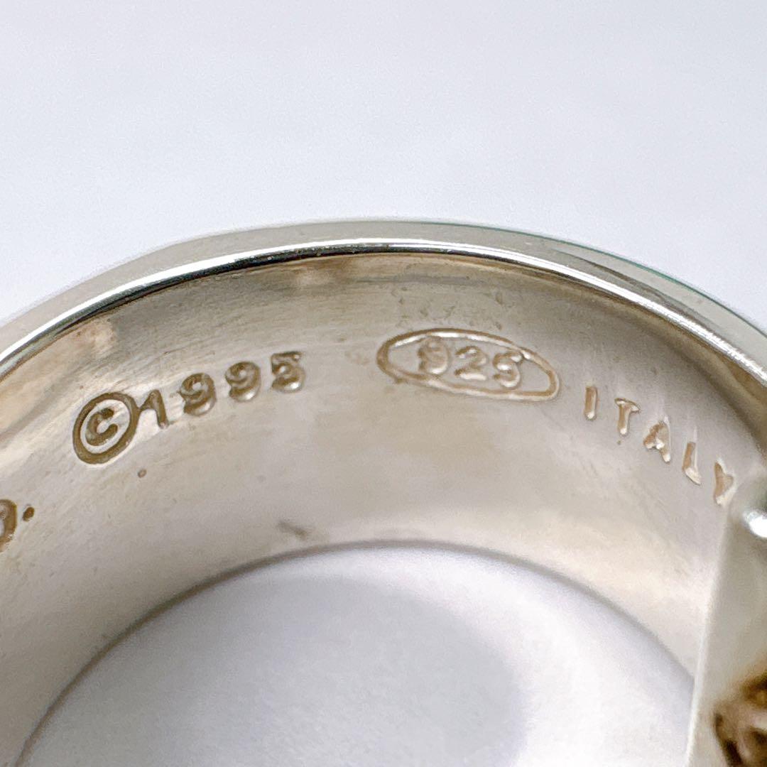 極美品 オールドティファニー アトラス フープ ピアス 片耳 シルバー925