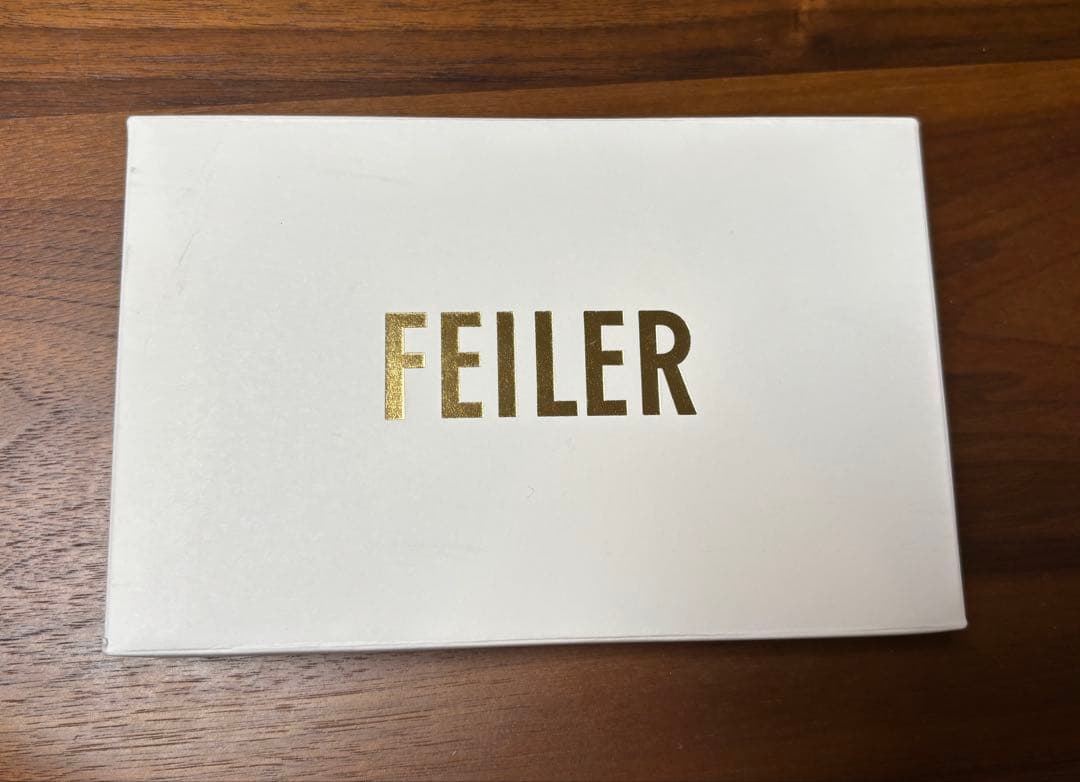 FEILER フェイラー　花柄エコバッグ 黒色 新品