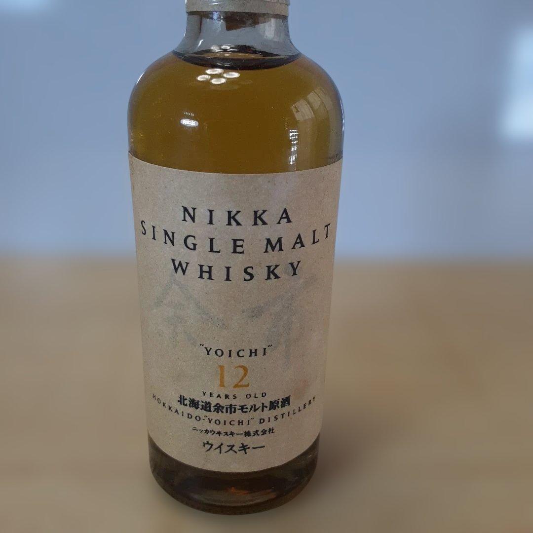 ニッカ シングルモルト　サントリーピュアモルト12年ウイスキー 4本セット