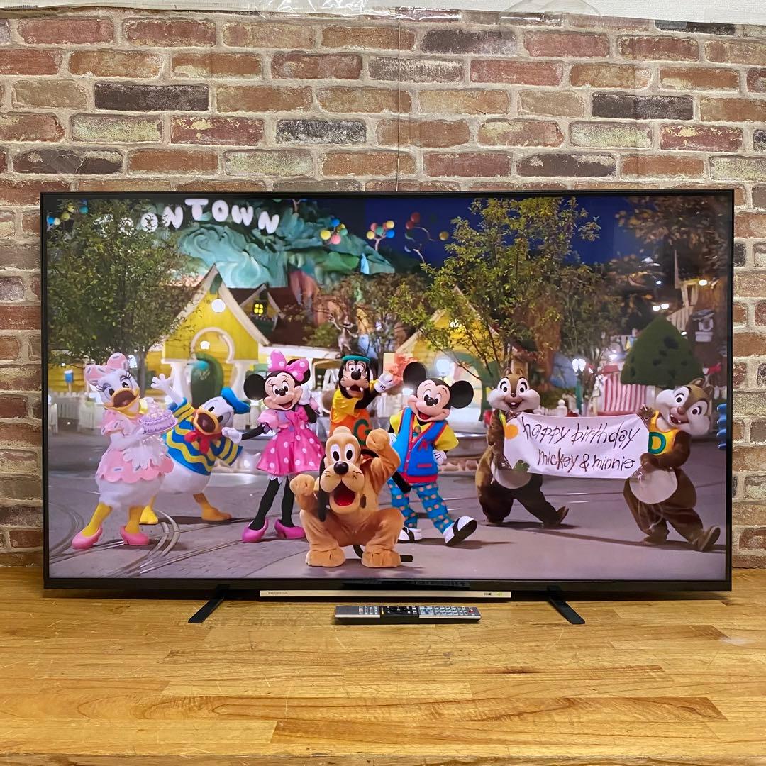 東芝 55V型 4Kチューナー内蔵 液晶テレビ レグザ 55M520X W録画○