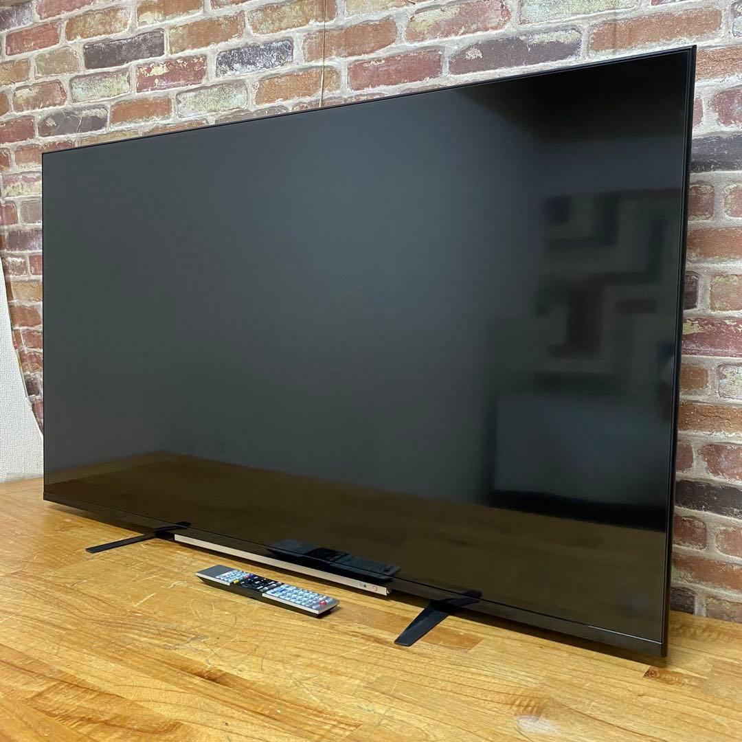 東芝 55V型 4Kチューナー内蔵 液晶テレビ レグザ 55M520X W録画○