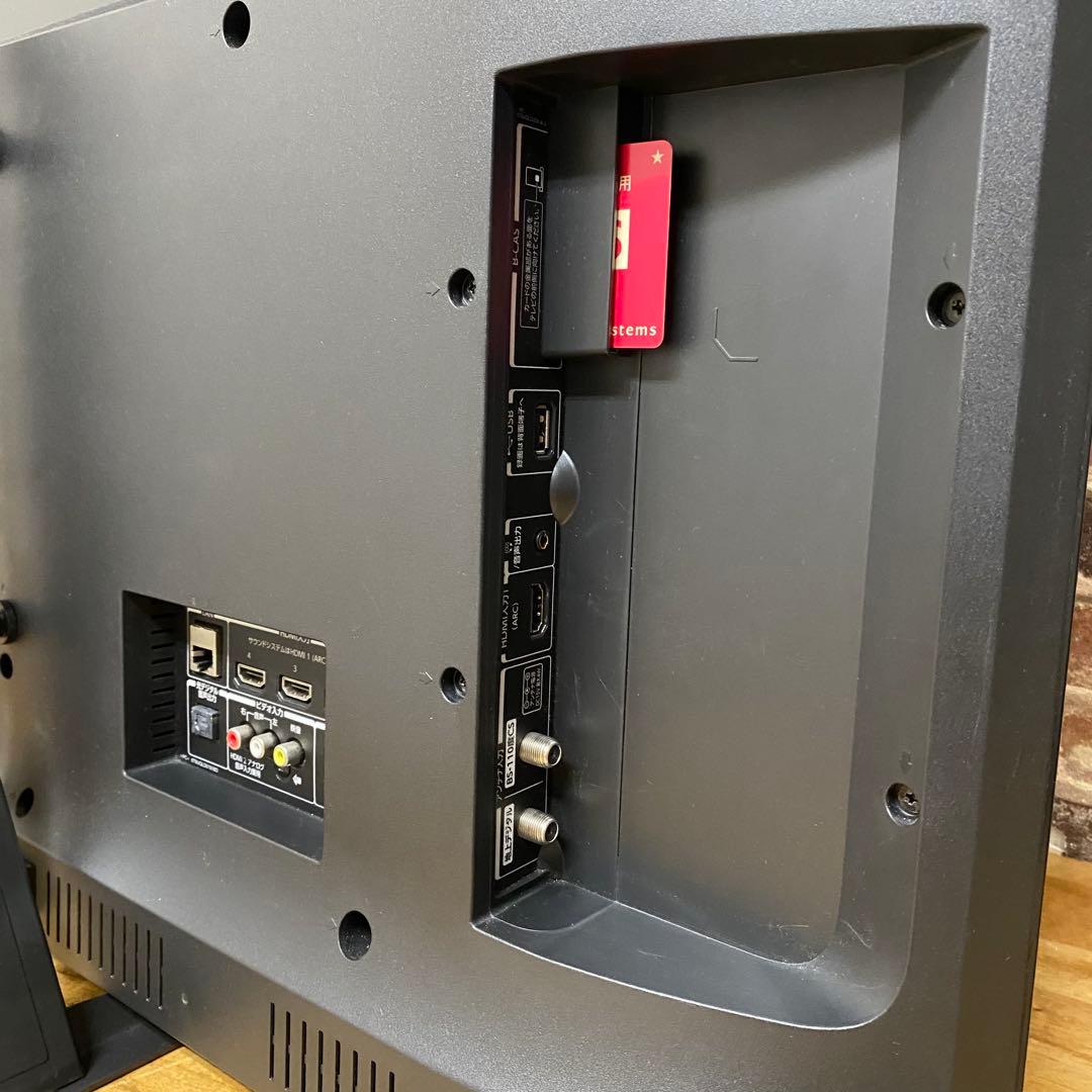 東芝 55V型 4Kチューナー内蔵 液晶テレビ レグザ 55M520X W録画○