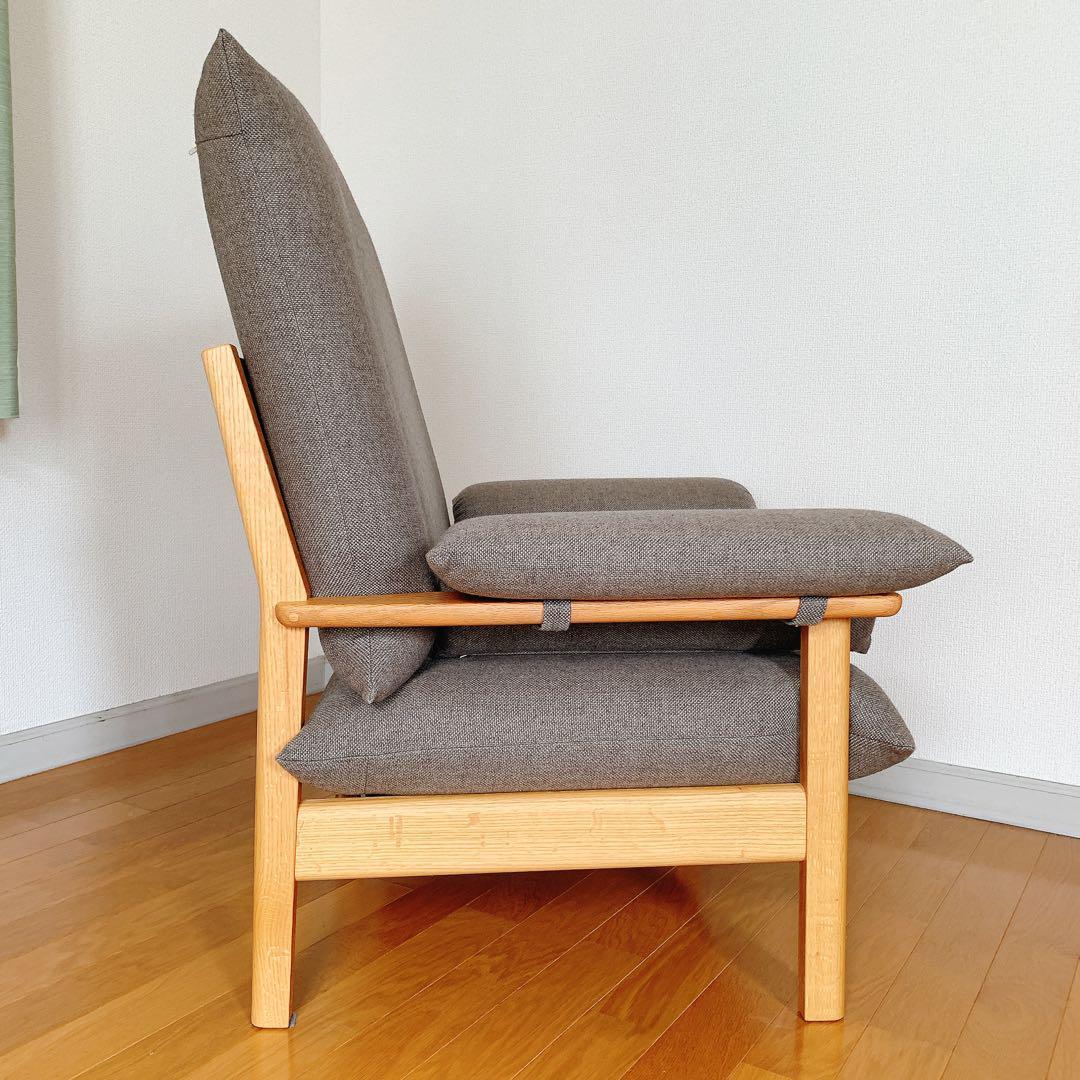 飛騨産業 HIDA キツツキ WK11AR OU PTBR 1人掛けソファ