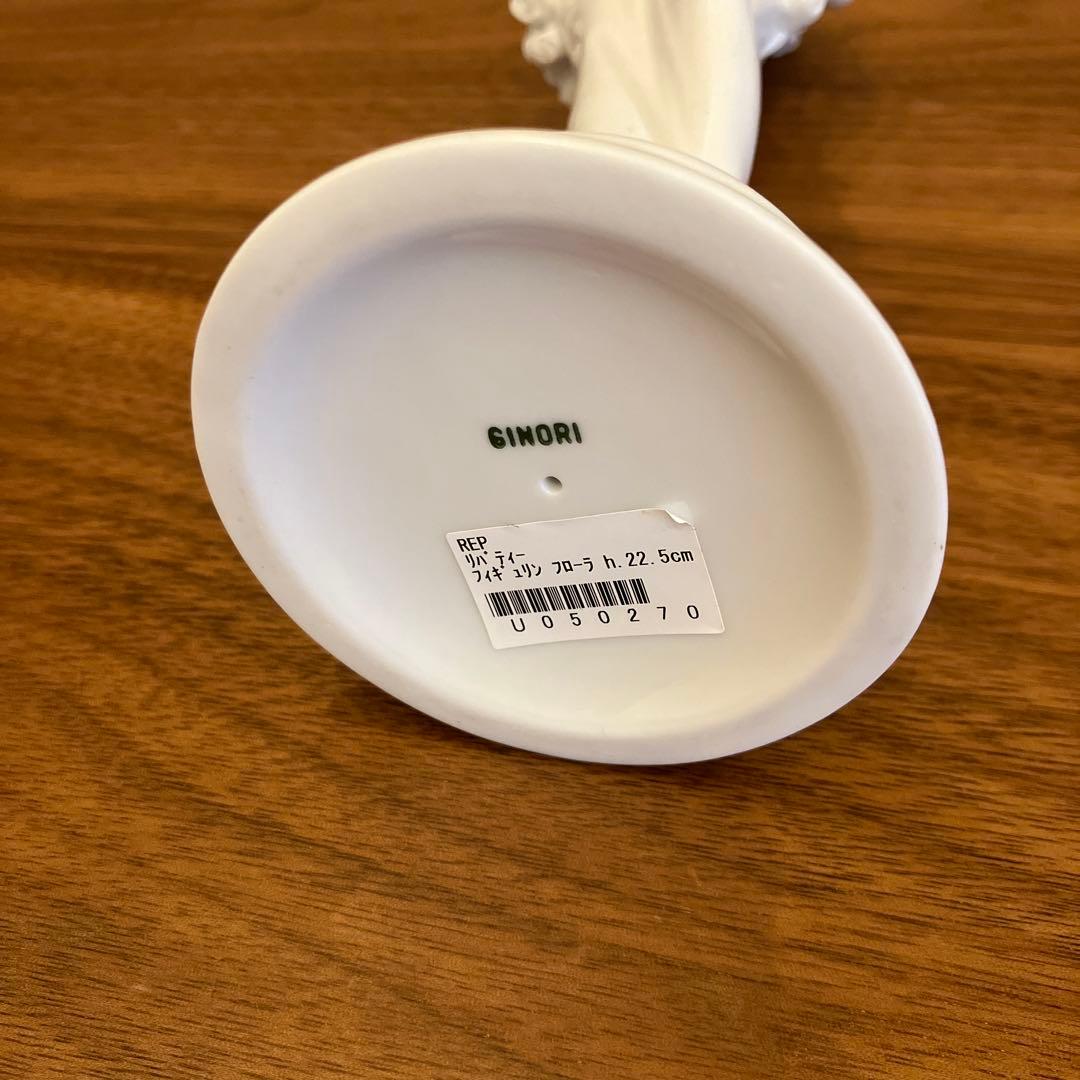 新品　リチャードジノリ　フィギュリン　フローラ　レア品　貴重　フィギュア　白磁