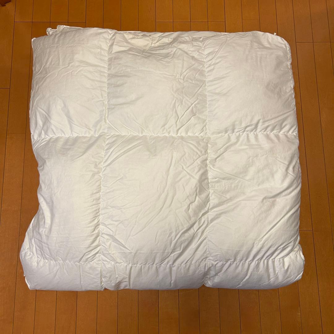 絶*中様 無印良品 羽毛 掛ふとん クイーンサイズ 一層式 掛け 布団 定価34