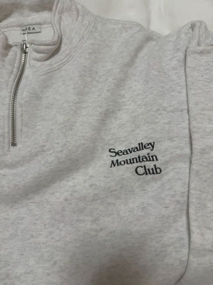 SEA Seavalley Mountain Club ハーフジップ スウェット