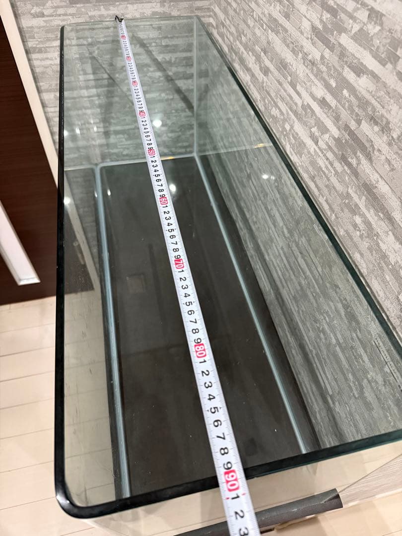 フレームレス曲げガラス水槽 90cm