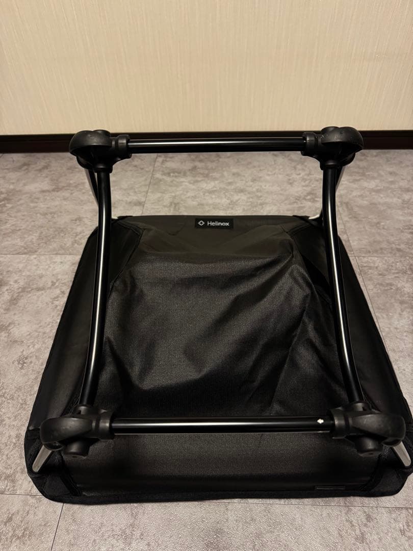 helinox 限定品　グラウンドチェア　オールブラック