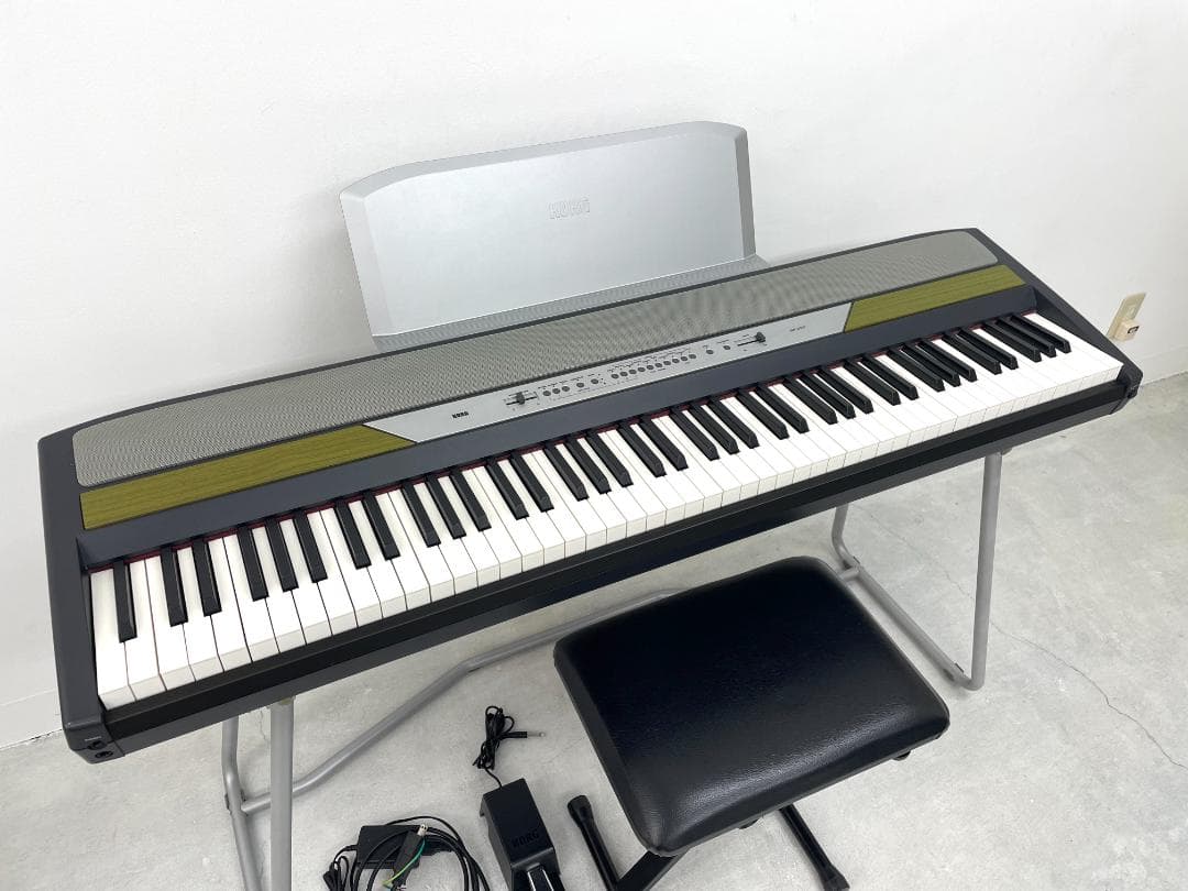 KORG コルグ SP-250 電子ピアノ 88鍵 スタンド、イス、ペダル付