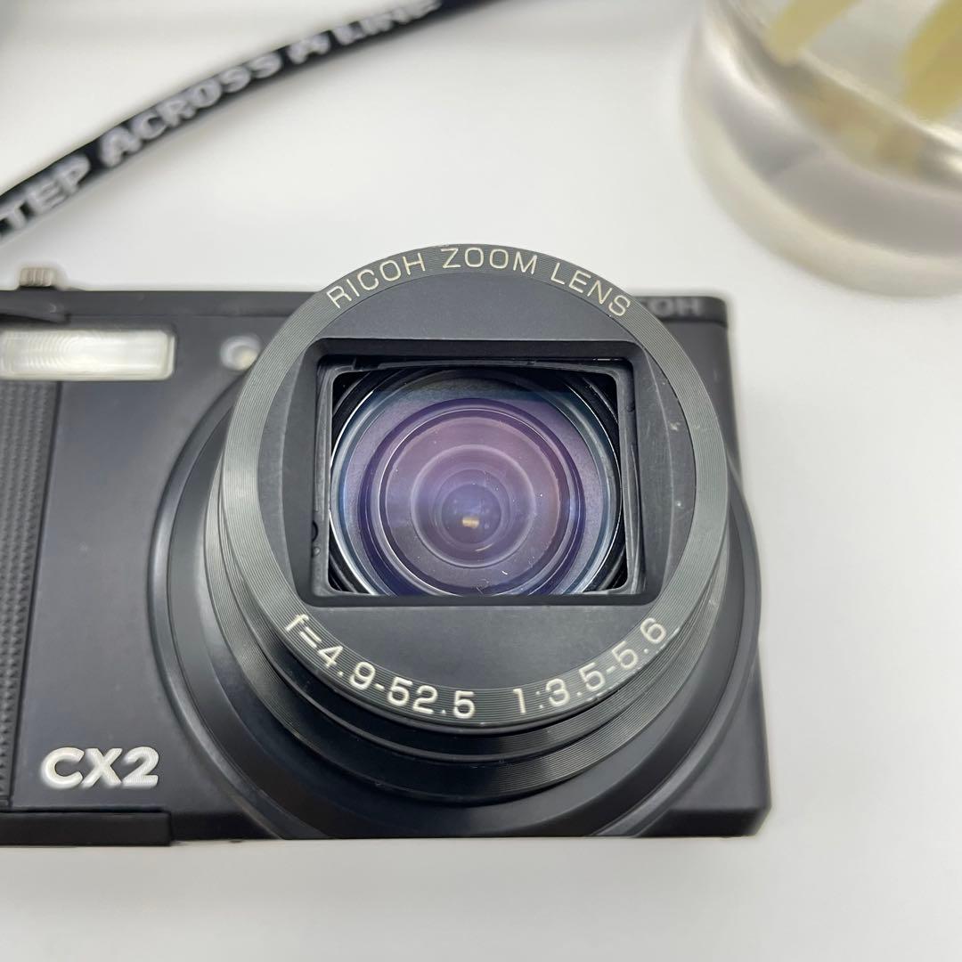 動作確認済✨RICOH CX2✨スマホ転送OK 銘品 デジカメ 人気の黒♪