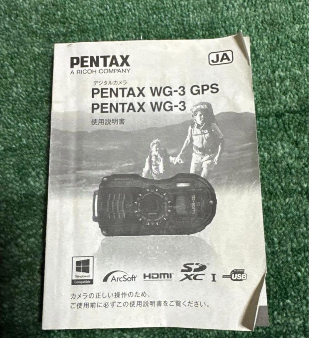 防水デジカメ PENTAX WG-3 GPS搭載モデル　中古