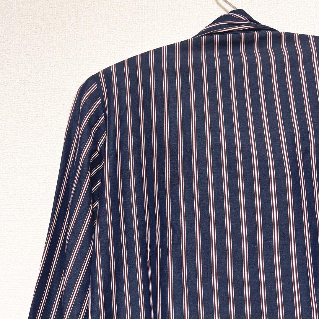 ヴィヴィアンウエストウッド　ブラウス　ボウタイ　リボン　ストライプ