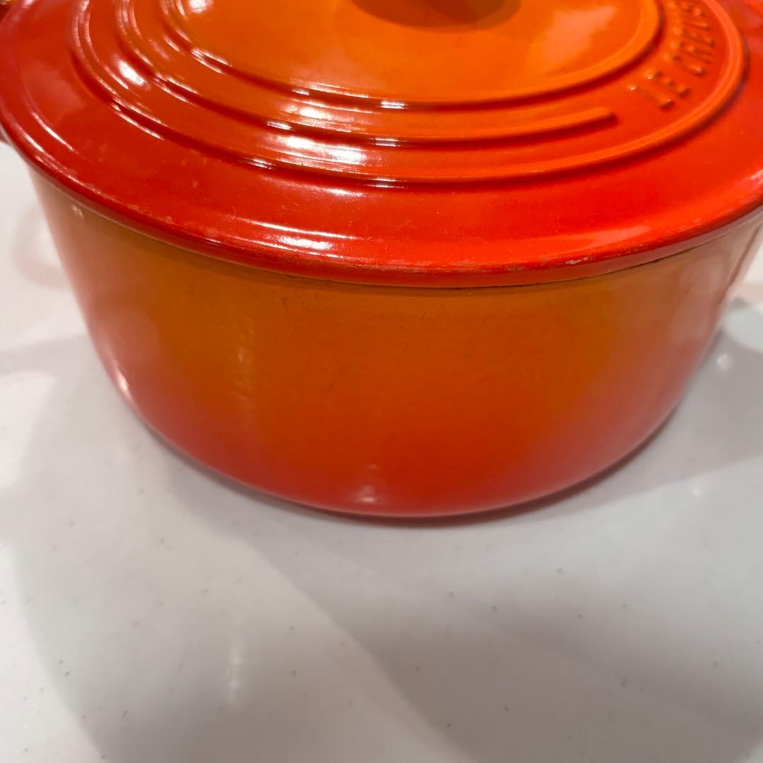 LE CREUSET ココットロンド22 オレンジ