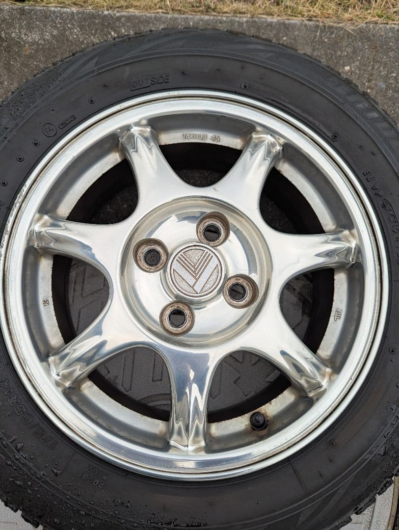 【発送可能】NAロードスター 純正 14in 6J +45 4本セット