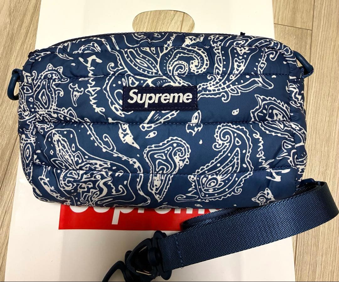 24時間以内発送 完売品 美品 青 22fw Puffer Side Bag