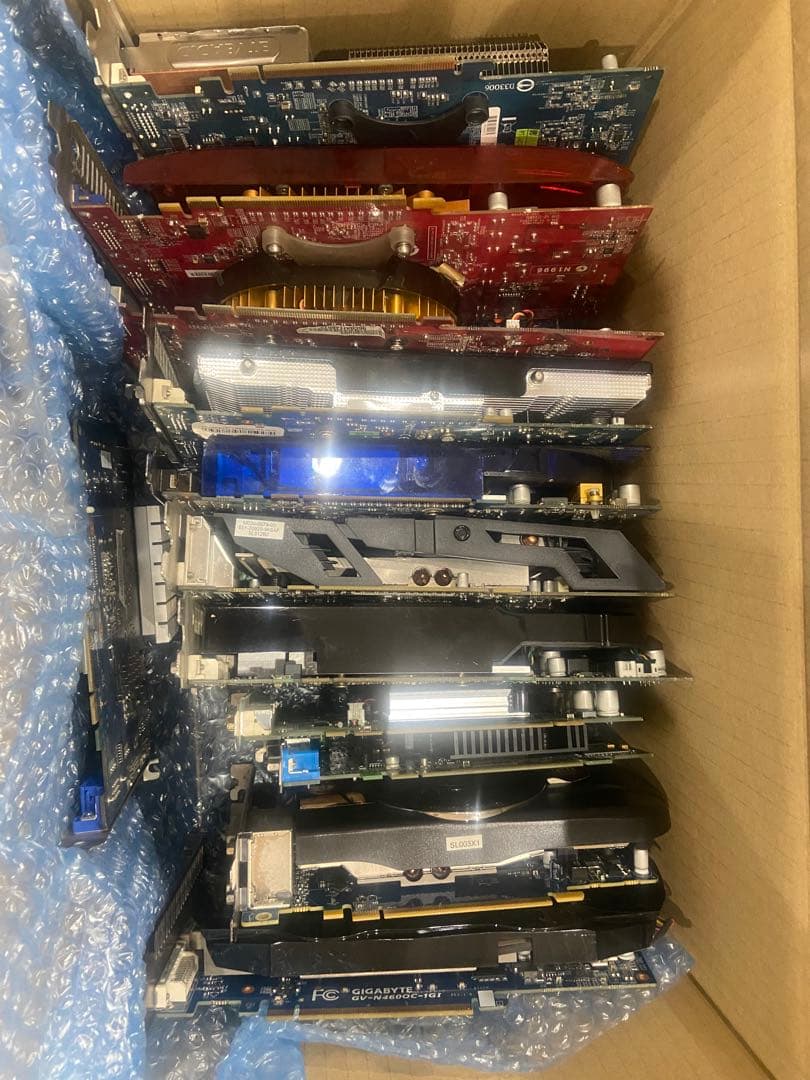 都市鉱山 部品取り 貴金属抽出用 グラフィックカード40枚ぐらい合計14kg