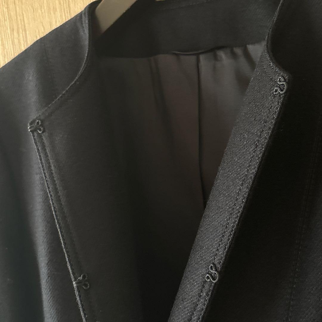 【1079】アナイ　ウールカルゼクルー　ジャケット 濃紺　38