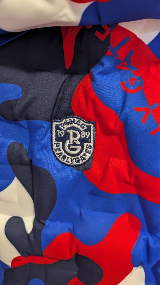 ✨パーリーゲイツサイズ4ダウンベスト‼️✨カモフラ柄確実正規品‼️