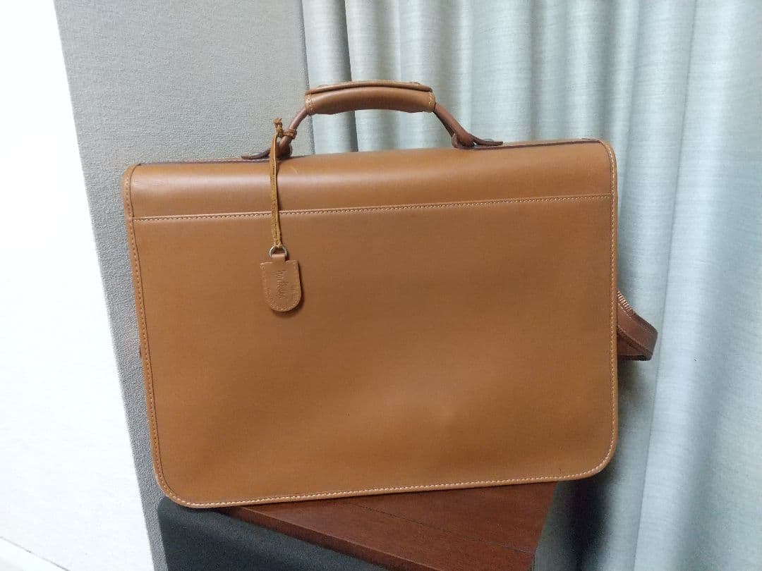 ハートマンブリーフケースビジネスバッグ革茶色　hartmann